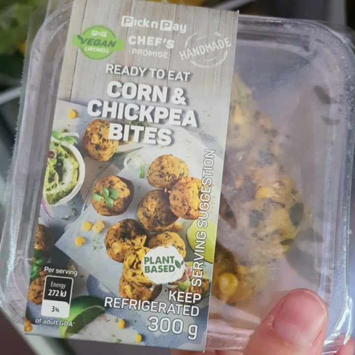photo of Pick n Pay Corn and Chickpea bites shared by @daniellep on  17 Jan 2021 - review