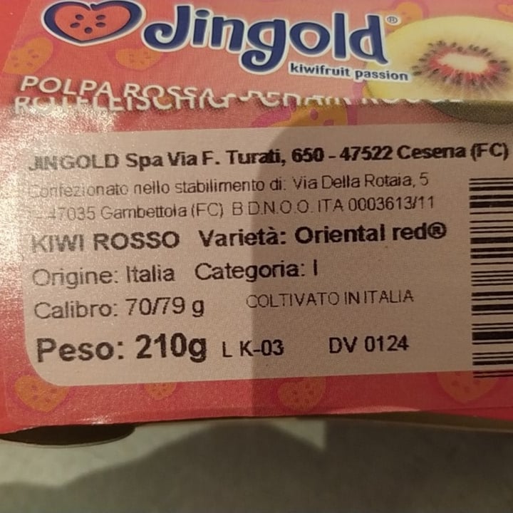 photo of Jingold Kiwi Polpa Rossa shared by @alexxxxxx on  20 Nov 2022 - review