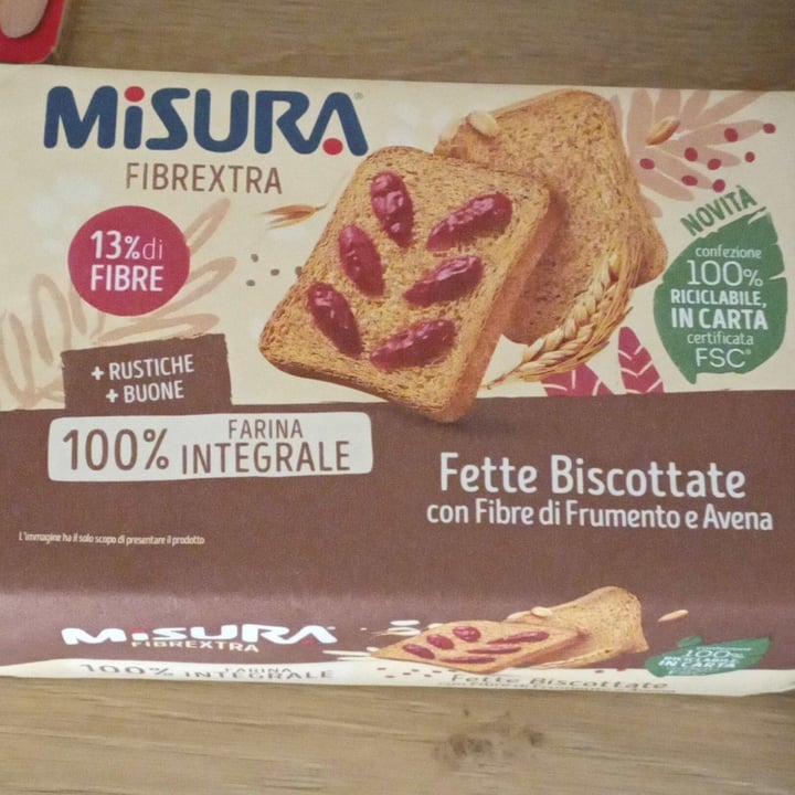 photo of Misura Fette biscottate integrali shared by @chiarapalermo on  24 Mar 2022 - review