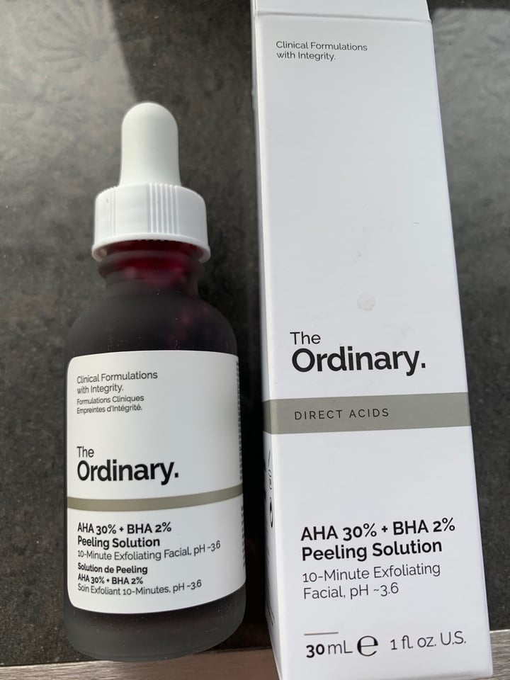 photo of The Ordinary AHA 30% + BHA 2% Peeling Solution shared by @josiie on  22 Feb 2020 - review