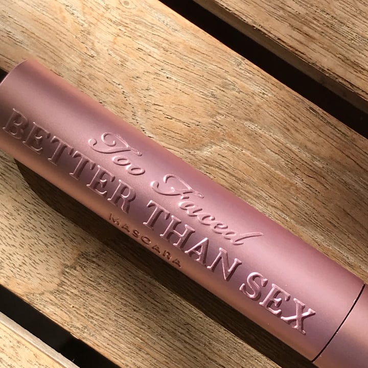 photo of Too Faced Better than Sex Mascara shared by @saradiv on  31 Oct 2022 - review