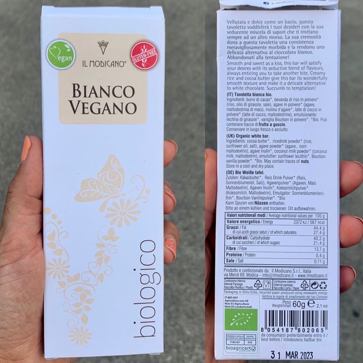 photo of Il modicano Bianco Vegano shared by @adele91m on  22 Jun 2022 - review
