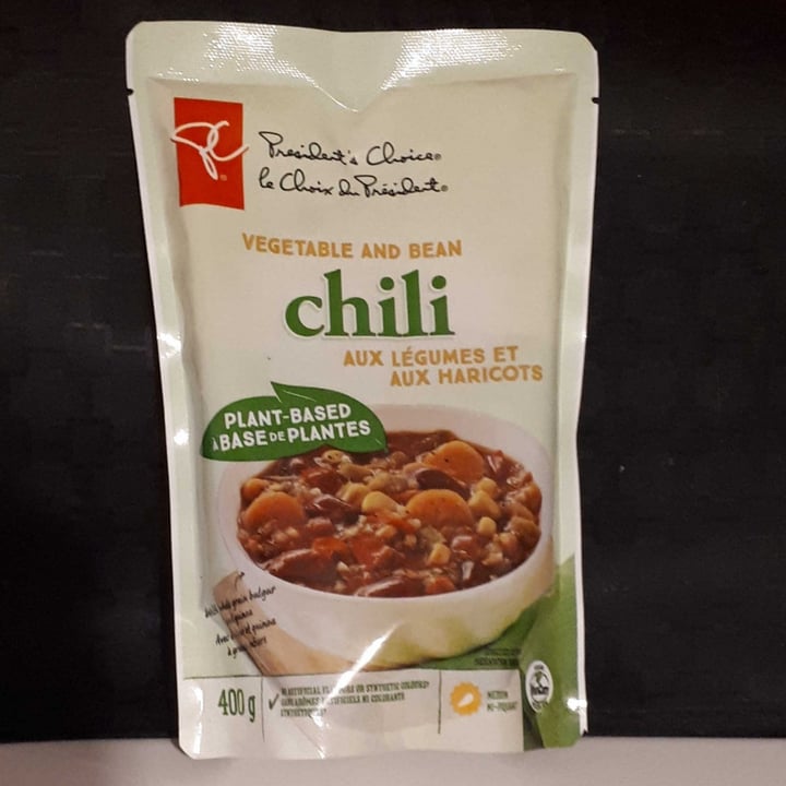 photo of President's Choice Vegetable and Bean Chili shared by @cookie2556 on  15 Dec 2021 - review