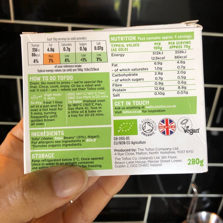 photo of The Tofoo Co. Extra Firm tofu shared by @southernveganupnorth on  29 Apr 2021 - review