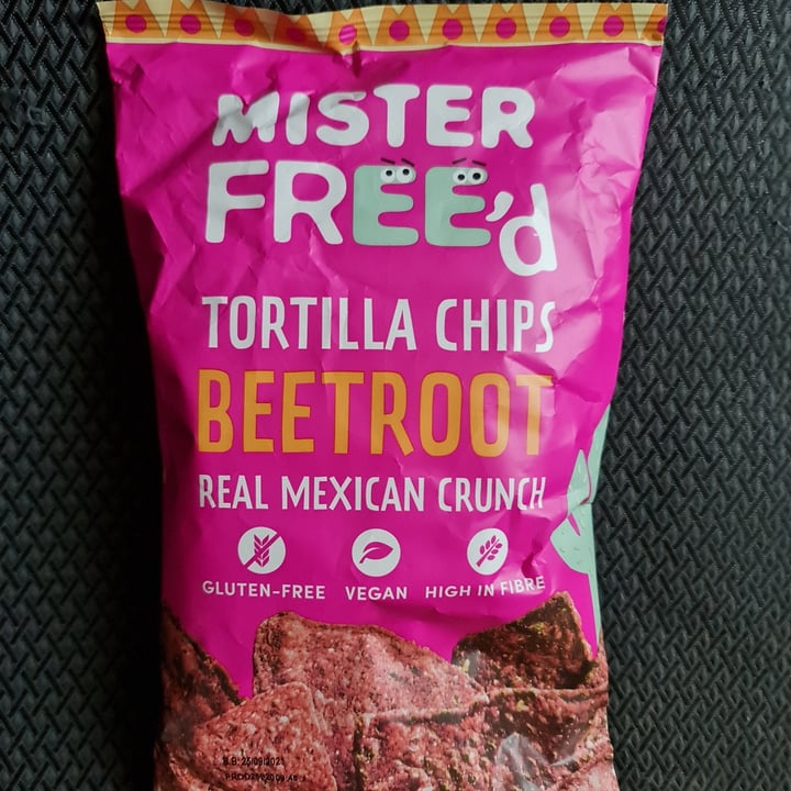 photo of Mister Free'd Tortilla Chips Beetroot with Onion shared by @fitsarah on  06 Apr 2021 - review