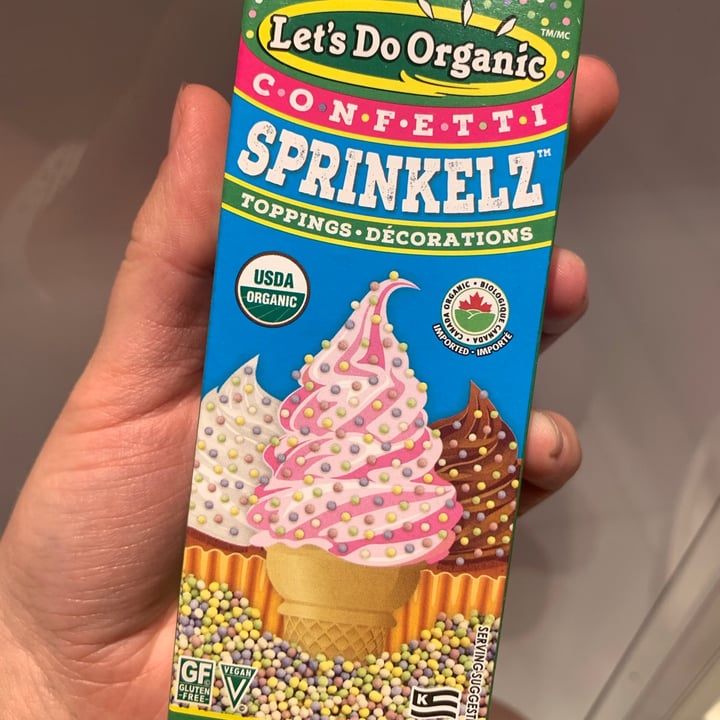 photo of Let’s Do Organic Organic Confetti Sprinkelz™ shared by @livluvtofu on  10 May 2021 - review