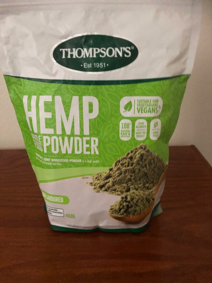 photo of Thompson’s HEMP POWDER shared by @absfay on  02 Apr 2020 - review