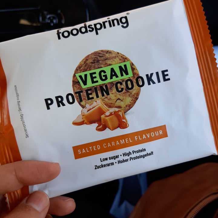photo of Foodspring Biscotto al caramello shared by @anblaso87 on  13 Aug 2022 - review