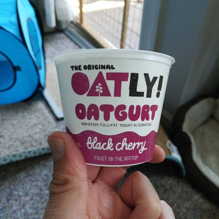 photo of Oatly Oatly Black Cherry Yogurt shared by @slimemoldramen on  24 Apr 2022 - review
