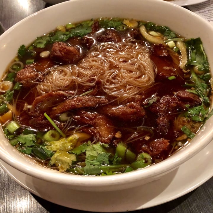 photo of Plumeria Vegetarian Restaurant Specialty Noodle Soup shared by @veganjingling on  12 Jul 2019 - review