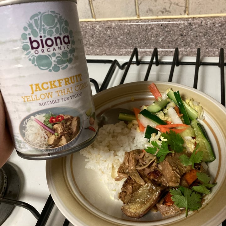 photo of Biona Jackfruit Yellow Thai Curry shared by @fayeli on  23 Mar 2022 - review