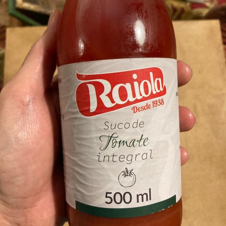 photo of Raiola Suco Tomate shared by @izinhacomz on  09 May 2022 - review