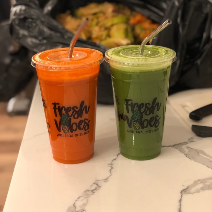 photo of FreshVibes Greenville Green machine juice shared by @kaitlynax on  29 Apr 2020 - review
