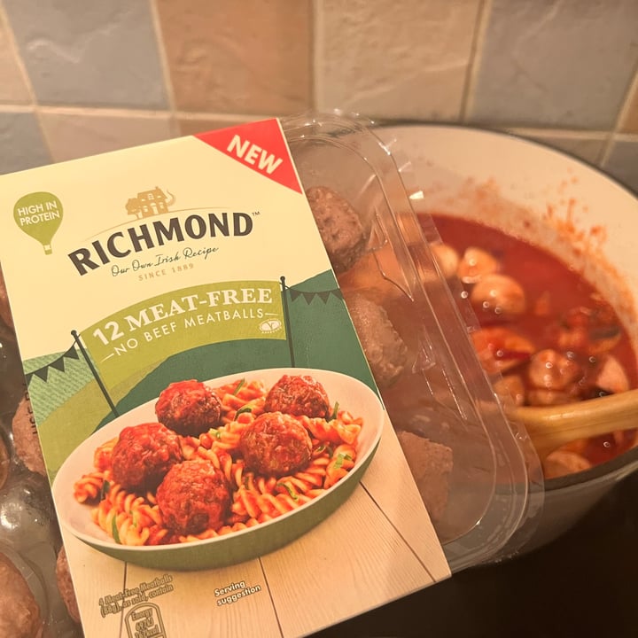review photo of Richmond Meat free meatballs shared by @shitakimushroom on 24 Jan 2022 - review