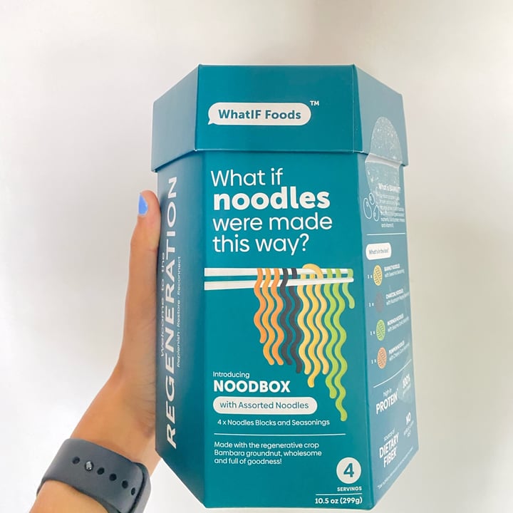 photo of WhatIF Foods BamNut NoodBox Healthy High Protein Noodles Mixed Seasoning shared by @shifthedge on  24 Jan 2022 - review