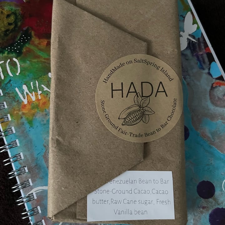 photo of Hada Cacao Dark Chocolate shared by @goodkarmavegan on  08 Jan 2022 - review
