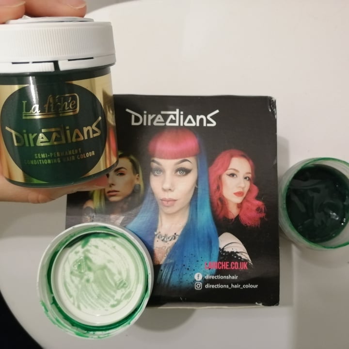 review photo of Directions Hair Colour Spring Green shared by @paufonse on 15 Nov 2020 - review