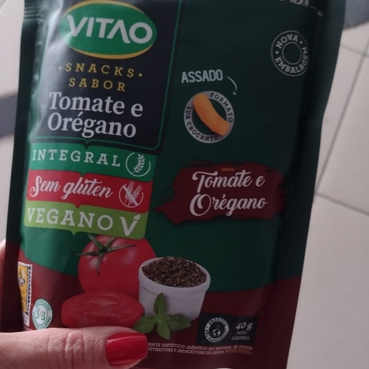 photo of VITAO Snacks Sabor Tomate & Orégano (Snacks Tomato & Oregano) shared by @anajuliamaciel on  07 May 2022 - review