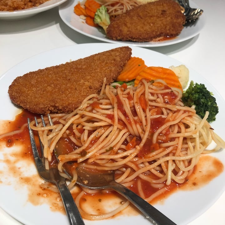 review photo of IKEA Jurong Restaurant Shitzel Plant Based Set shared by @belleeats on 25 May 2022 - review