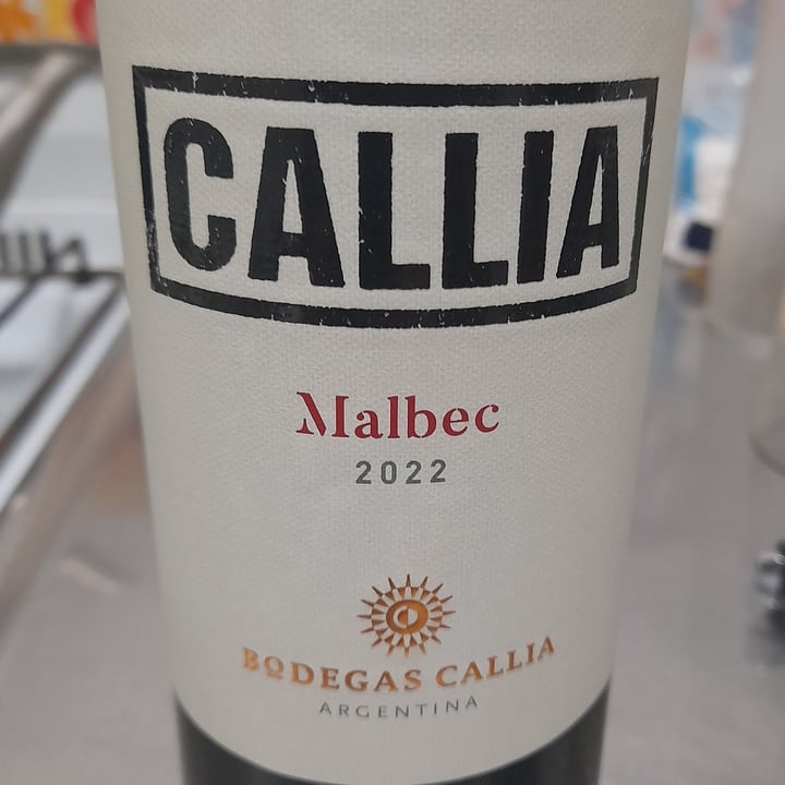 review photo of Bodega Callia Vino Malbec shared by @nicolita on 29 Sep 2022 - review