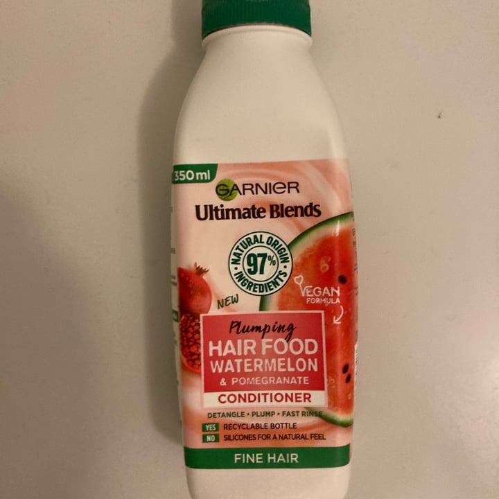review photo of Garnier Ultimate Blends Hair Food Watermelon & Pomegranate shared by @moneyamiss on 30 Sep 2021 - review