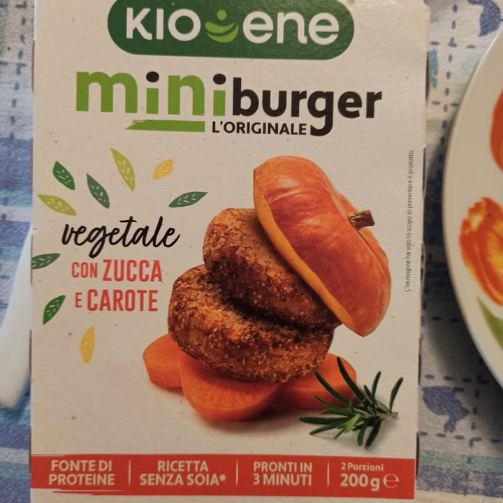 photo of Kioene Mini Burger Zucca E Carote shared by @lauragigliotti on  31 Mar 2022 - review