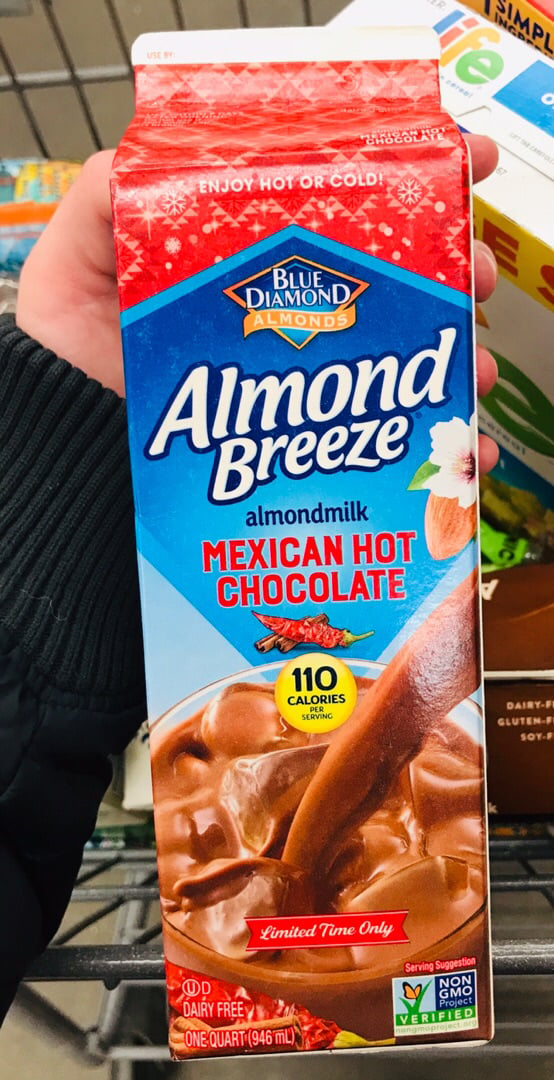 photo of Blue Diamond Mexican Hot Chocolate Almondmilk shared by @veganbrenna87 on  02 Dec 2019 - review