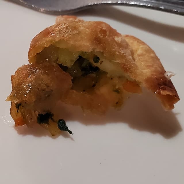 Foto del plato “Fried veggie dumplings”