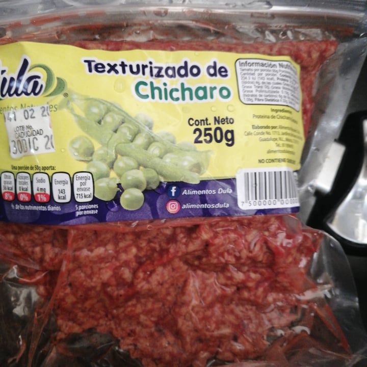 photo of Dula proteína texturizada de chicharo al pastor shared by @aracelyah on  01 Nov 2020 - review