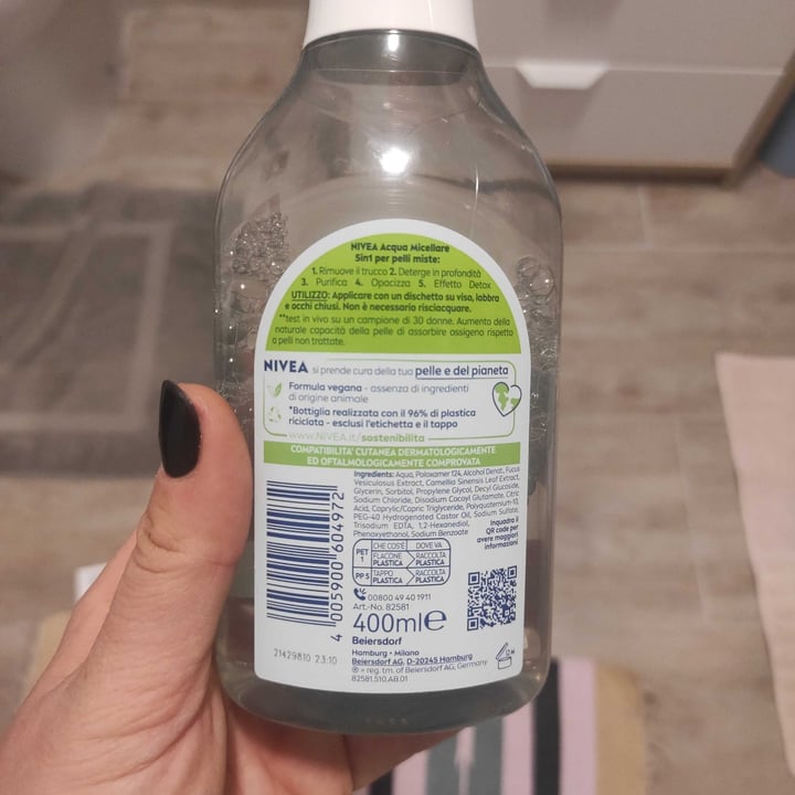 photo of Nivea 5 in 1 acqua micellare shared by @boopie on  23 Oct 2022 - review