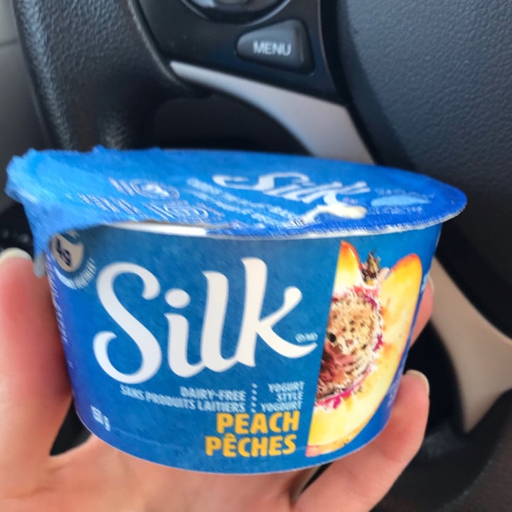 photo of Silk Peach Yogurt shared by @mmjsmiller on  10 Feb 2021 - review