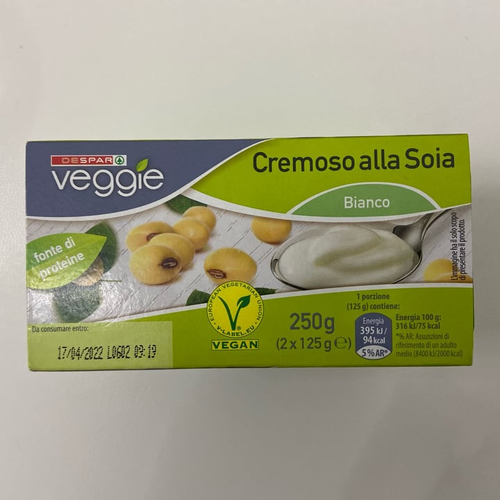 review photo of Despar Veggie Cremoso alla soia shared by @gscaffy on 05 Apr 2022 - review