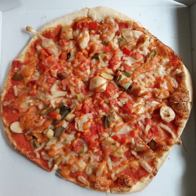 Photo du plat “pizza Calcots”