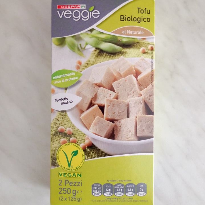photo of Despar Veggie Tofu Al Naturale shared by @simonapapagna on  14 Oct 2022 - review