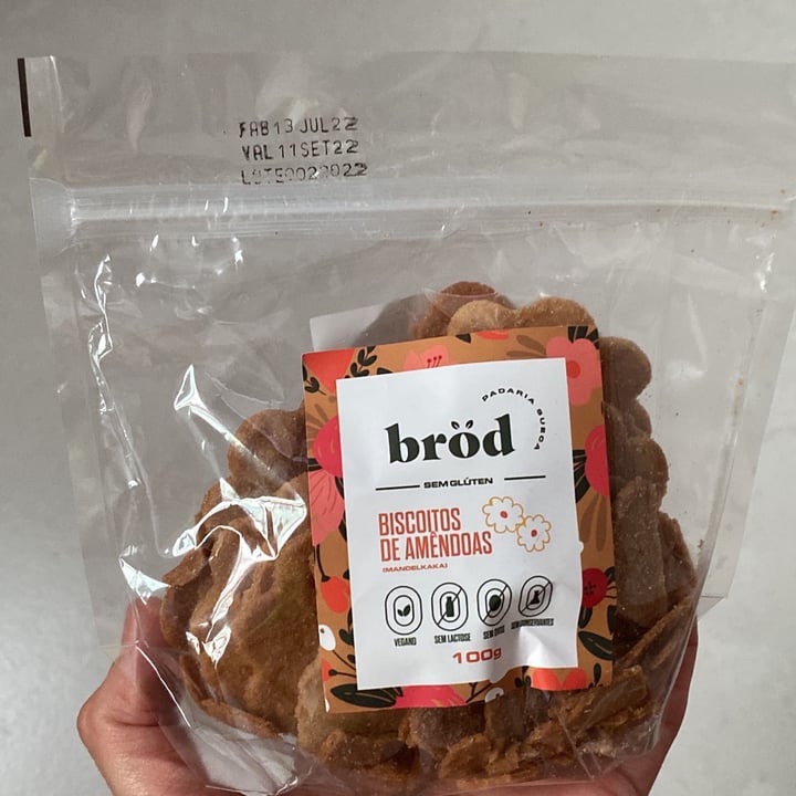 photo of Brod padaria sueca Biscoitos de amêndoas shared by @carlacortizo on  30 Jul 2022 - review