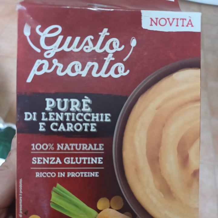 photo of Gusto pronto Purè di lenticchie e carote shared by @sarettaveg on  01 Jun 2022 - review