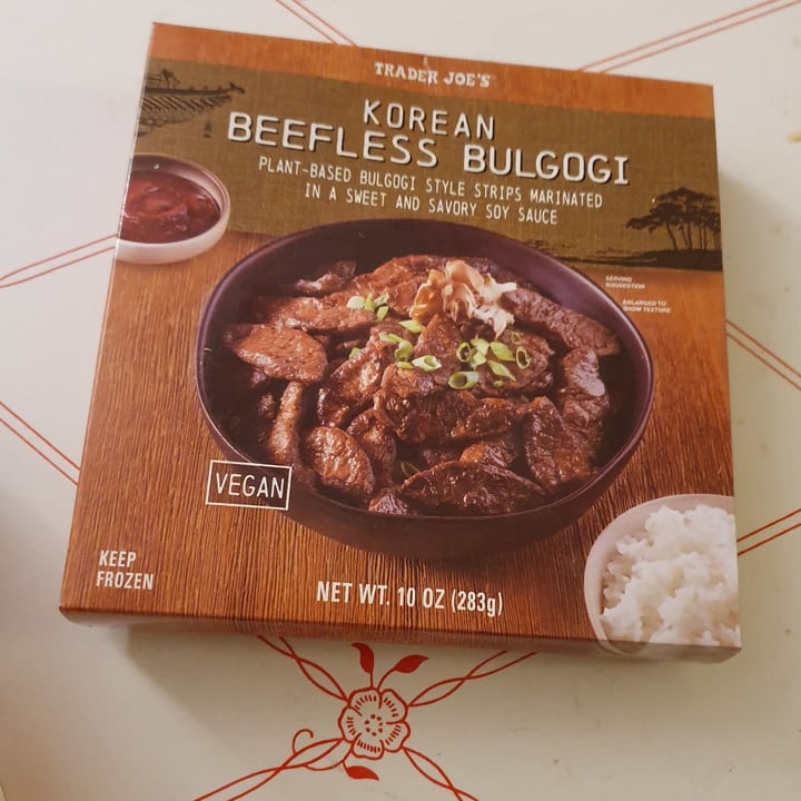 photo of Trader Joe's Korean Beefless Bulgogi shared by @anistavrou on  23 Jan 2023 - review
