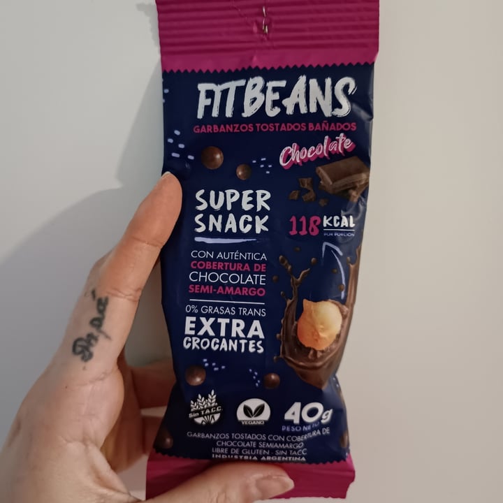 review photo of Fitbeans Garbanzos tostados bañados de chocolate shared by @valesaldivia on 13 Sep 2022 - review