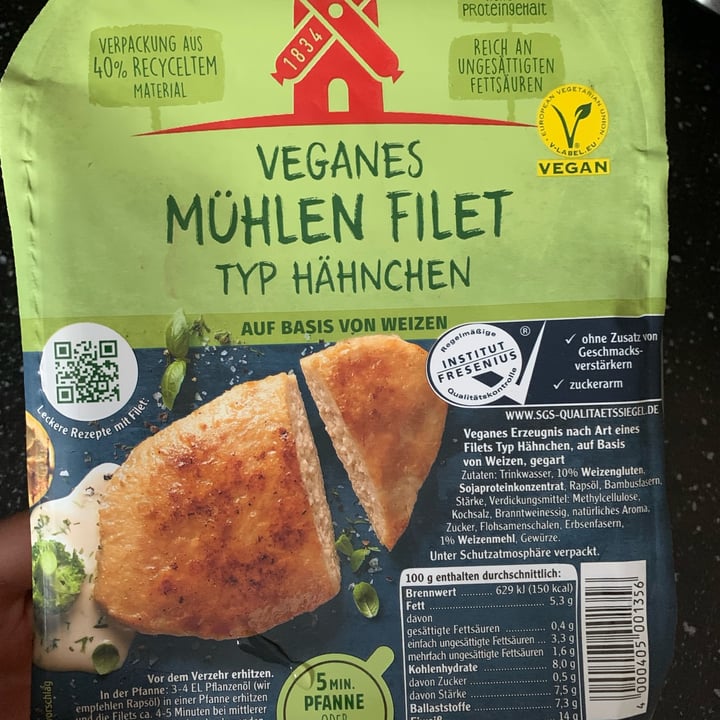 photo of Rügenwalder Mühle Veganes Mühlenfilet Typ Hähnchen shared by @christinas470 on  22 Feb 2022 - review