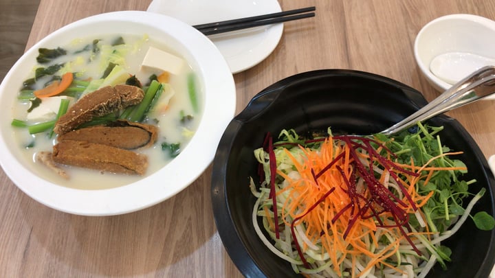 photo of Yes Natural Restaurant Vegetarian “fish” soup and almond paste salad shared by @joytlq on  16 Mar 2018 - review