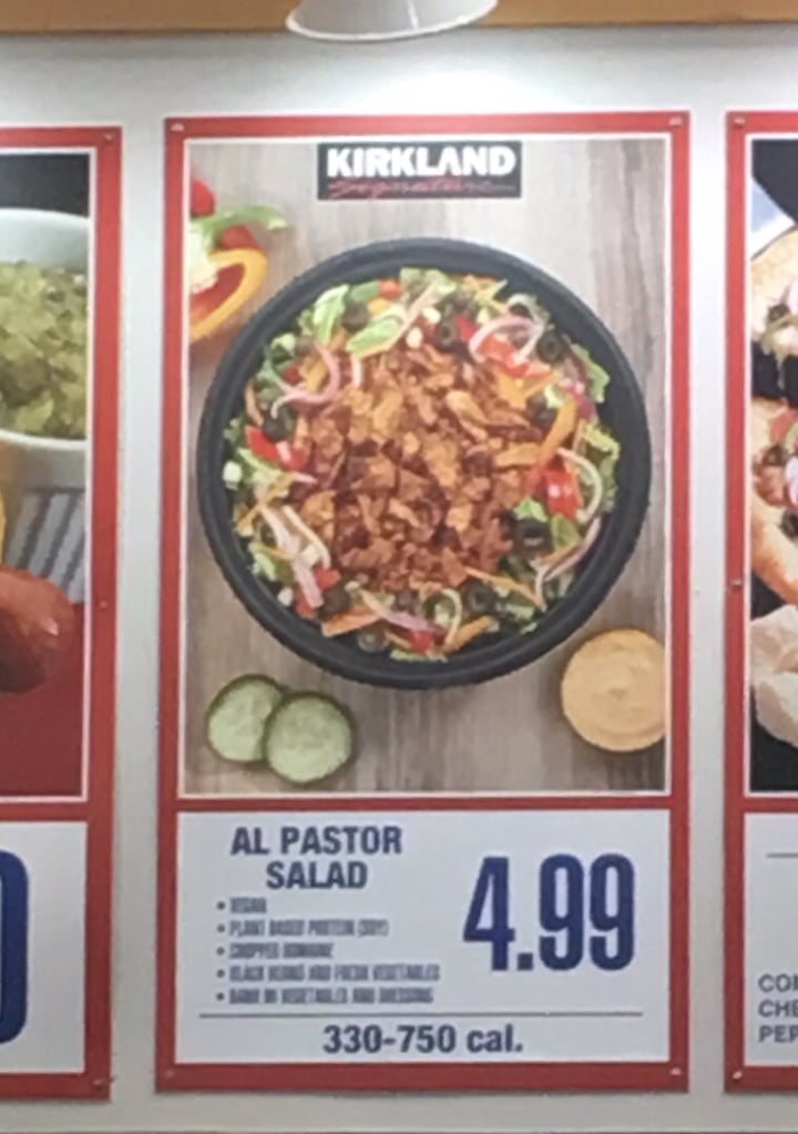 photo of Costco Food Court Al Pastor Salad shared by @laceywebbie on  09 Jun 2019 - review