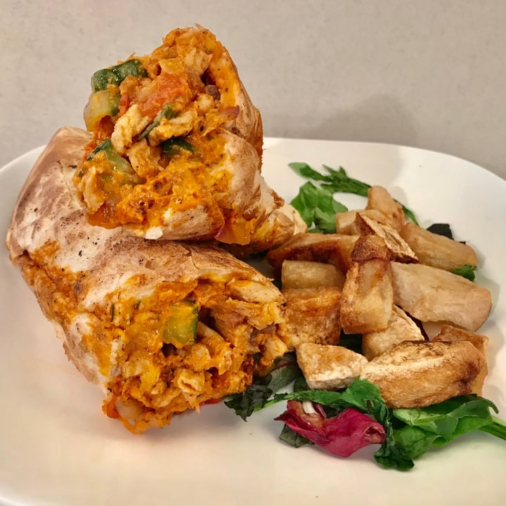 photo of Maruti Indian Restaurant Soya Curl Wrap shared by @pdxveg on  18 Mar 2021 - review
