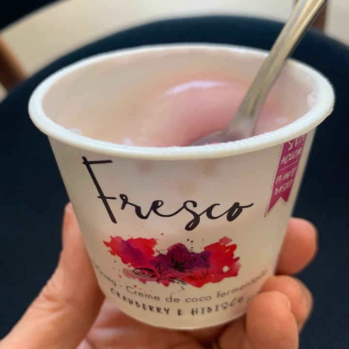 photo of Fresco Creme de Coco Fermentado com Cranberry e Hibisco shared by @lolario on  23 Jul 2021 - review