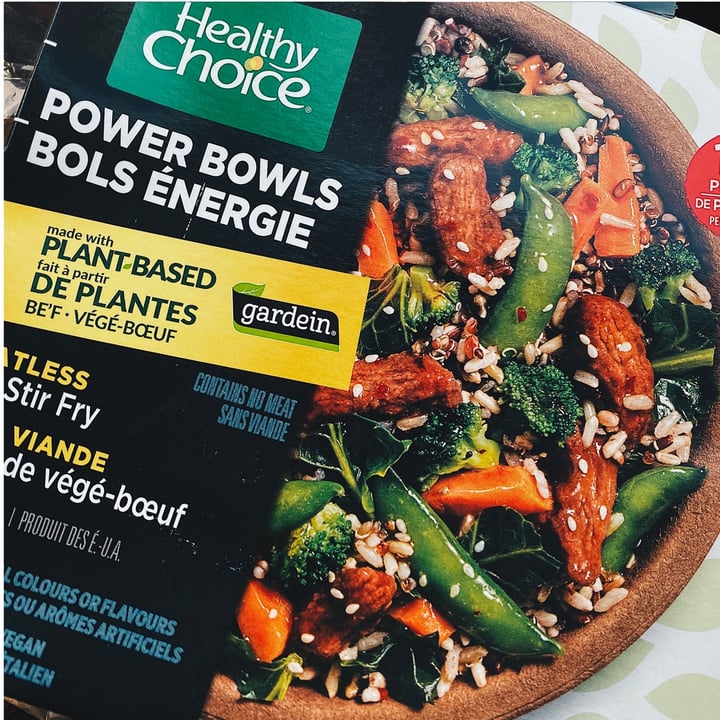 photo of Healthy Choice Power Bowls Be'f & Vegetable Stir Fry shared by @elysesimpson on  02 Mar 2021 - review