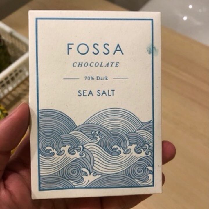 photo of Fossa Chocolate Fossa Chocolate: Sea Salt 70% Dark Chocolate shared by @noll-fyra on  08 May 2020 - review