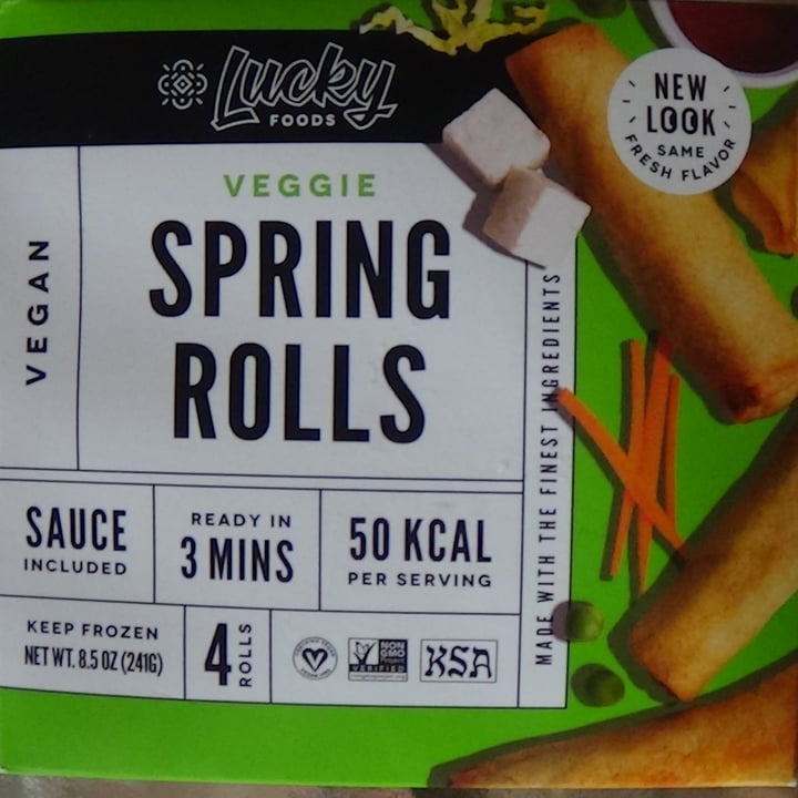 photo of Lucky Foods Veggie Spring Rolls shared by @feelideal on  07 Mar 2021 - review