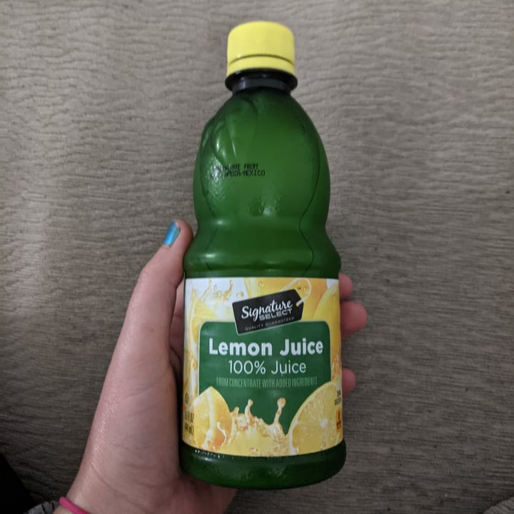 photo of Signature Select Lemon Juice shared by @tina360 on  13 Jun 2022 - review