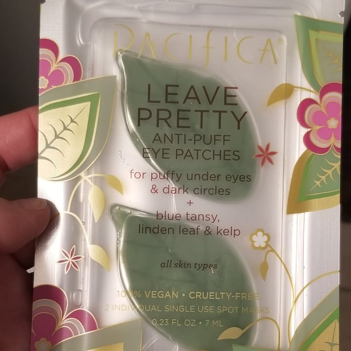 photo of Pacifica Leave Pretty Anti Puff Eye Patches Blue Tansy shared by @andreamichelle5 on  15 Jul 2020 - review