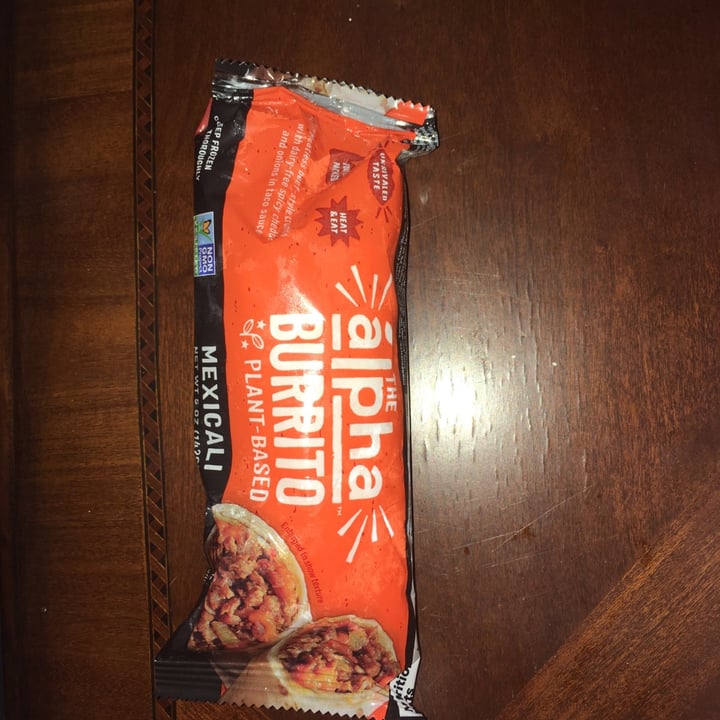 review photo of Alpha Foods Mexicali Burrito shared by @veganconnesuire on 09 Sep 2020 - review