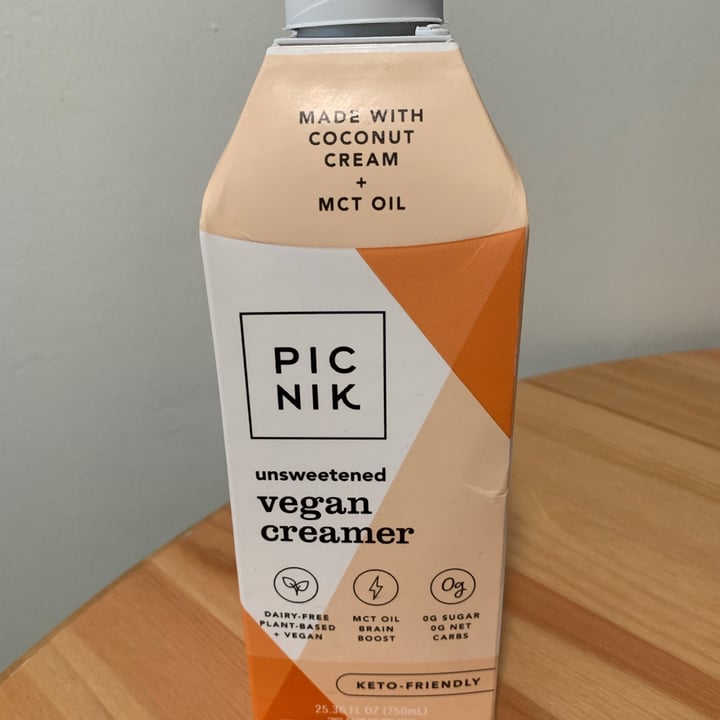 Picnik Unsweetened vegan creamer Review abillion